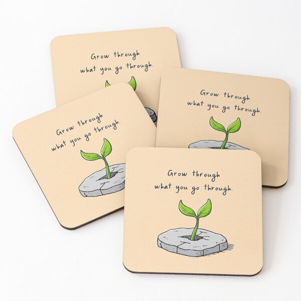 Item preview, Grow through what you go through designed and sold by FrameitAntonio.