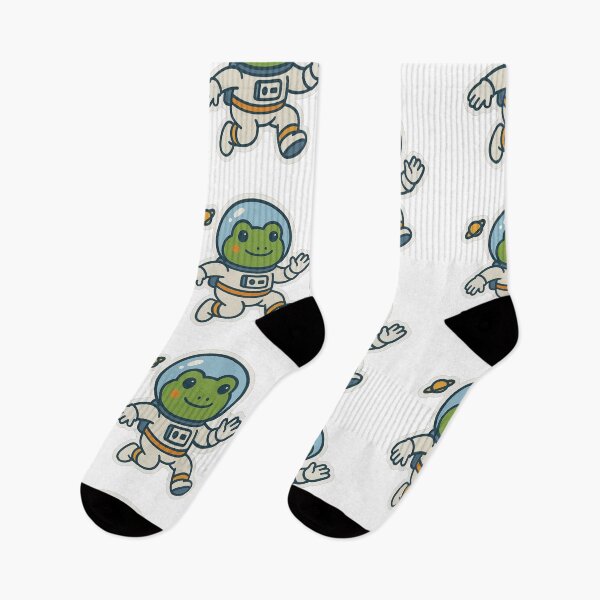 Item preview, Retro Astronaut Frog designed and sold by hi-chew.