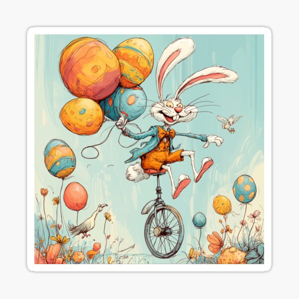 Item preview, Easter Bunny’s Balancing Act designed and sold by Bearabilia.