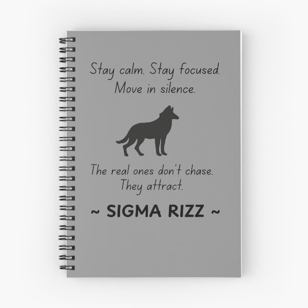 Item preview, Sigma Rizz: Move in Silence, Attract in Stealth designed and sold by Slangwise.