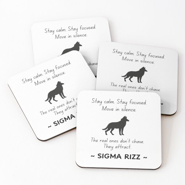 Item preview, Sigma Rizz: Move in Silence, Attract in Stealth designed and sold by Slangwise.