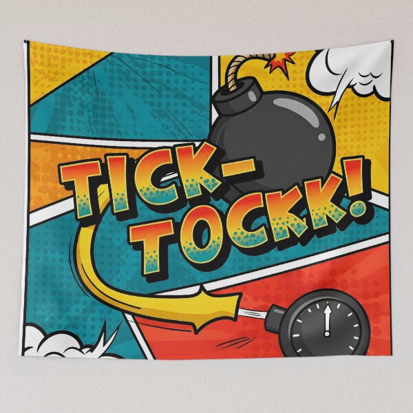 Item preview, "TICK TOCKK!" Time Sound T-Shirt designed and sold by Ink & Quip.