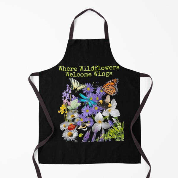 Item preview, Where Wildflowers Welcome Wings Colorful Pollinator Design designed and sold by EarthArtDesigns.