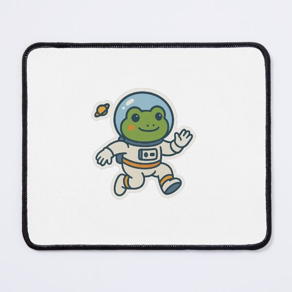 Item preview, Retro Astronaut Frog designed and sold by hi-chew.