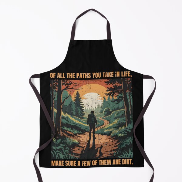Aperçu de l'œuvre Randonnée en montagne proche de la nature, style rétro, coucher de soleil, style vintage vieilli créée et vendue par CreativeKami.