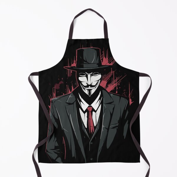 Item preview, Vigilante Mask – Guy Fawkes Noir Illustration designed and sold by TheSoloStyle.