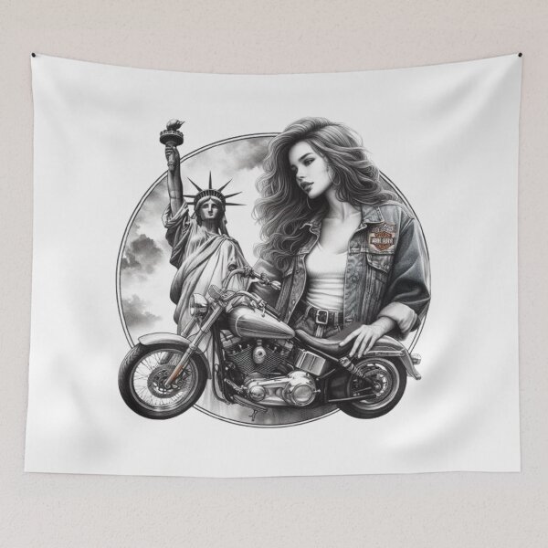 Item preview, "Biker Rebels: The Feminine Elegance" designed and sold by CHRIST5000.