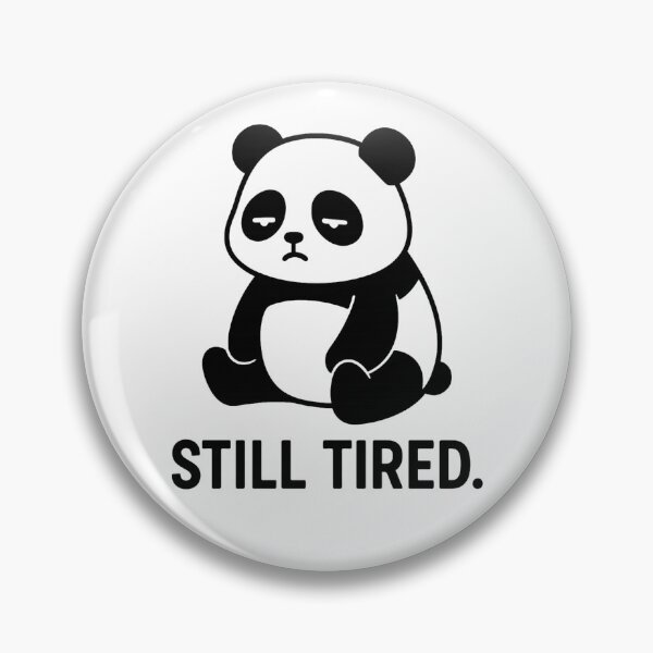 Item preview, Still Tired Panda – Cute Sleepy Aesthetic Design designed and sold by IsabellShop.