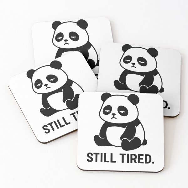 Item preview, Still Tired Panda – Cute Sleepy Aesthetic Design designed and sold by IsabellShop.