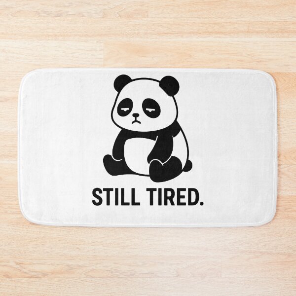 Item preview, Still Tired Panda – Cute Sleepy Aesthetic Design designed and sold by IsabellShop.