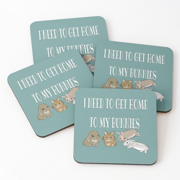 Item preview, I have to go home to my rabbits designed and sold by LiskoDesign.