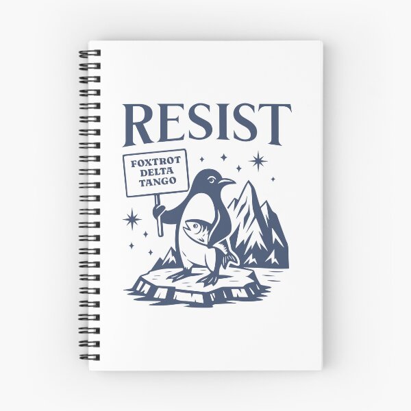 Item preview, Penguins Against Tariffs Resist Fdt Anti Trump designed and sold by Filek-mable.