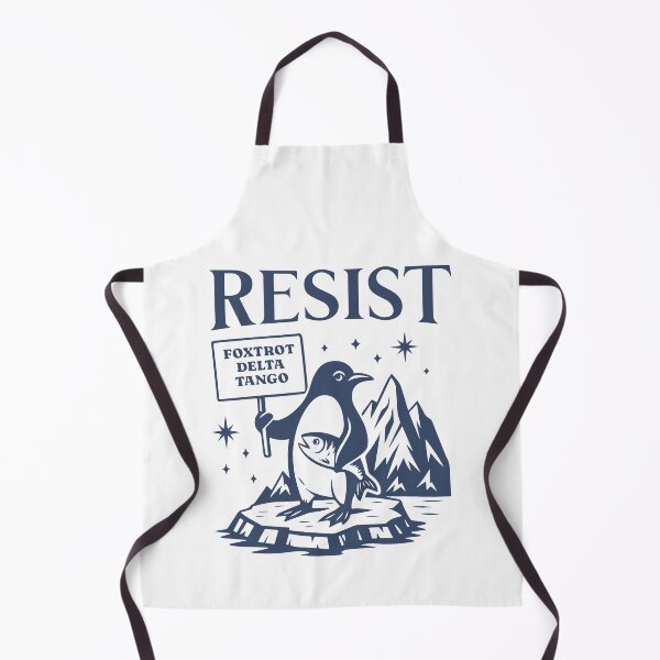 Item preview, Penguins Against Tariffs Resist Fdt Anti Trump designed and sold by Filek-mable.