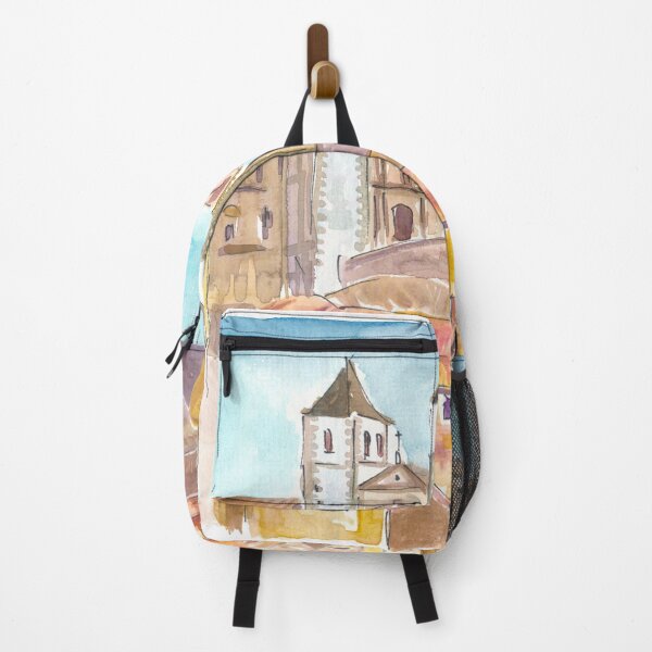 Item preview, Historic Cáceres Old Town View in Extremadura Light designed and sold by artshop77.