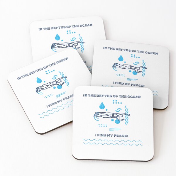 Item preview, In the Depths of the Ocean I find my Peace! designed and sold by JoeVee-Int.