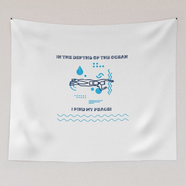 Item preview, In the Depths of the Ocean I find my Peace! designed and sold by JoeVee-Int.