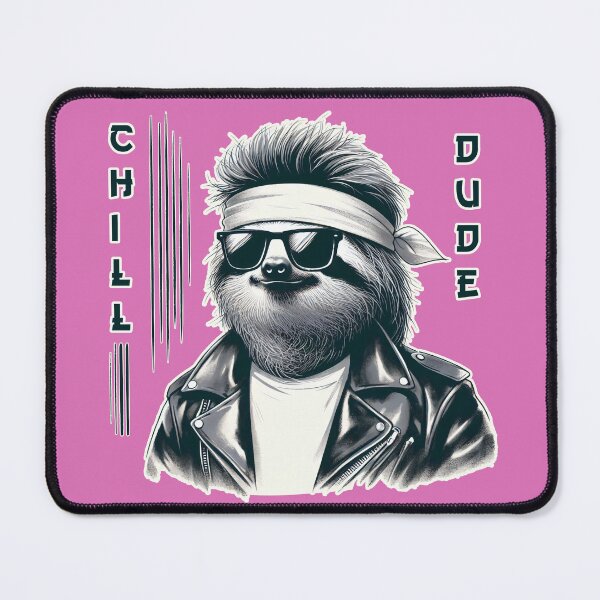 Item preview, Chill Mullet Sloth in Shades designed and sold by Slick-Waffles.