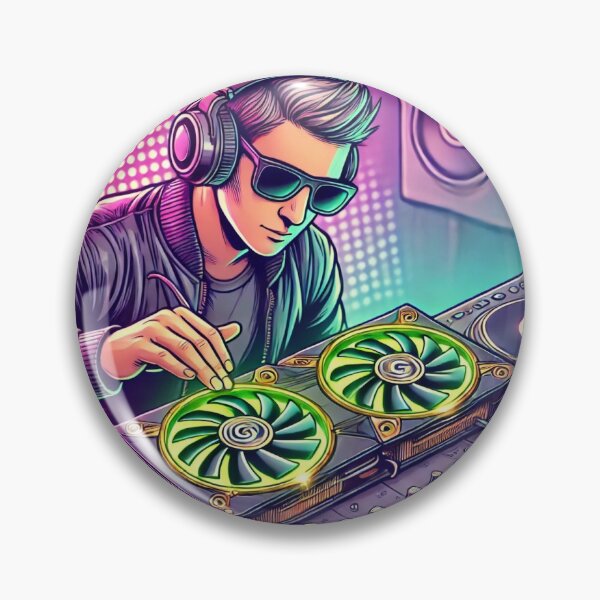 Item preview, DJ GPU designed and sold by PolishedEntropy.