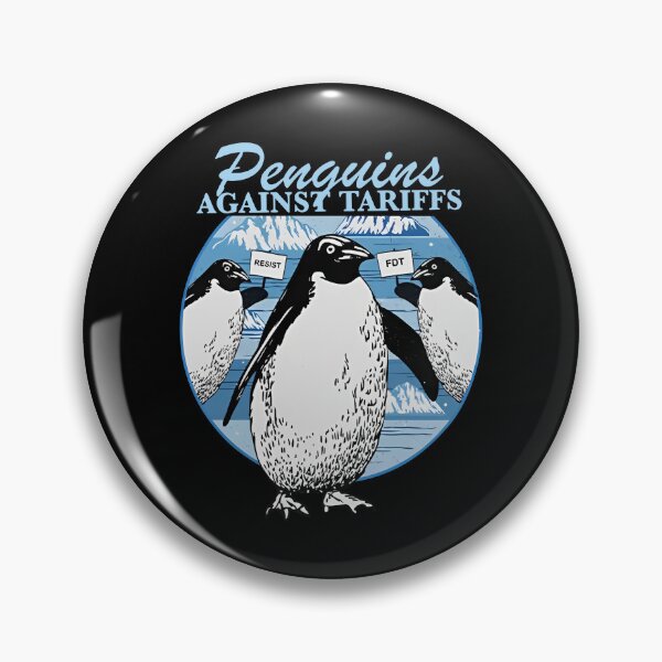 Item preview, Penguins Against Tariffs Trump Resist designed and sold by Filek-mable.
