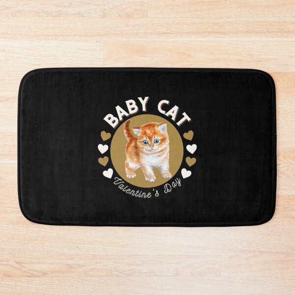 Item preview, Baby Cat Watercolor Valentine Love Art designed and sold by Zakrytos ★★★★★.