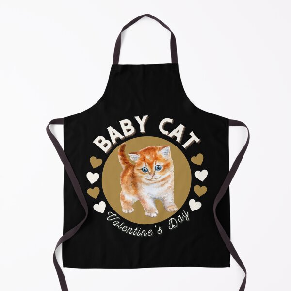 Item preview, Baby Cat Watercolor Valentine Love Art designed and sold by Zakrytos ★★★★★.