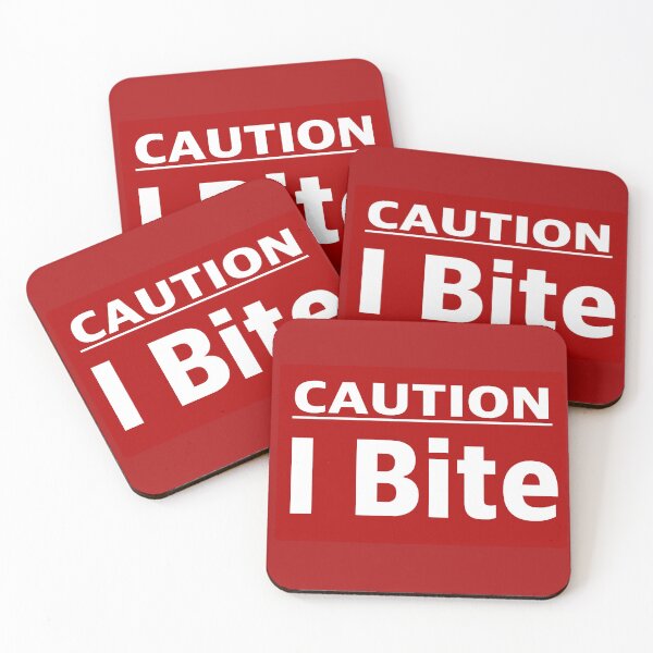 Item preview, Caution, I bite designed and sold by Mysterious Goose .