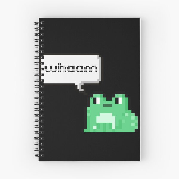 Item preview, whaam cute pixel frog designed and sold by SilentStyle.