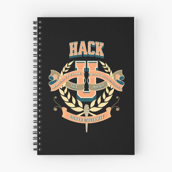 Item preview, Hack U – Hacker University Crest Design designed and sold by Teacher2Nerds.
