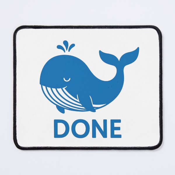 Item preview, Whale Done – Encouraging Whale Design designed and sold by TheCreativeVLT.