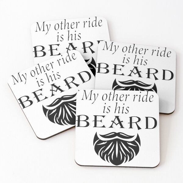 Item preview, My Other Ride Is His Beard designed and sold by Bound Rose Shop.