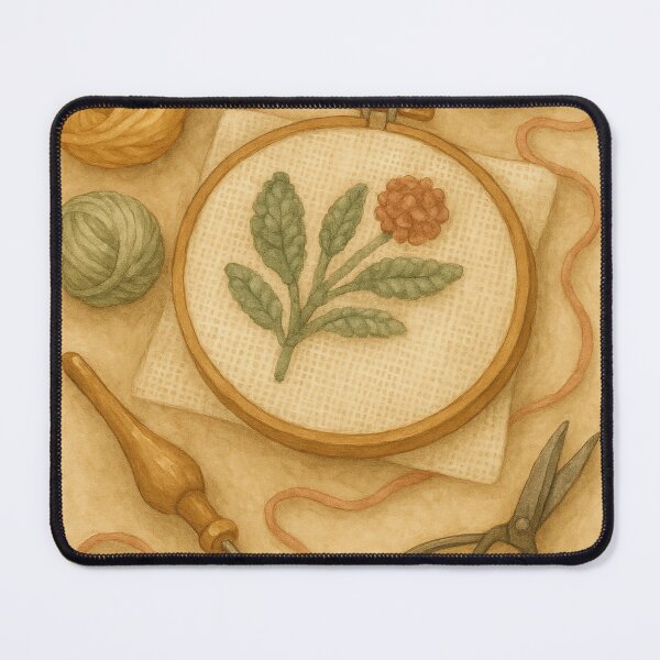 Item preview, Punch Needle Embroidery Flatlay designed and sold by Lacritsa .
