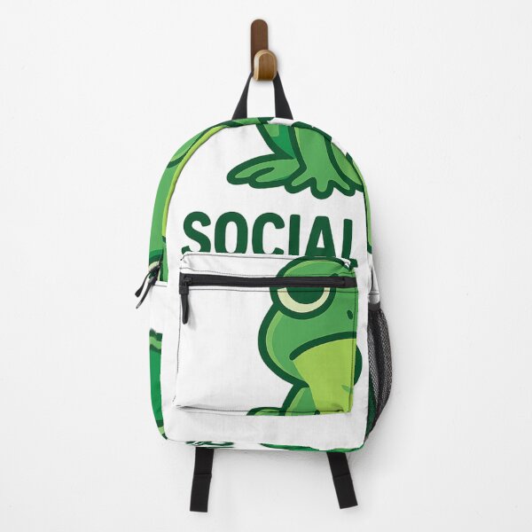 Item preview, Social Battery 0% Frog – Funny Cute Exhausted Frog 2 designed and sold by IsabellShop.