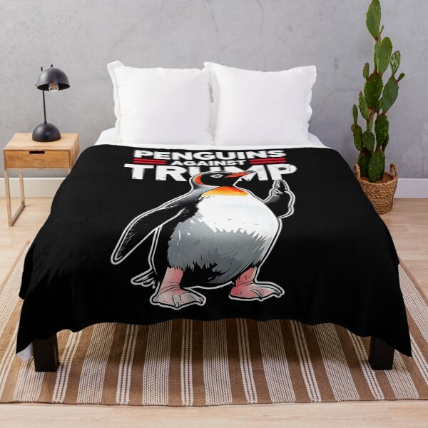 Item preview, Penguins Against Trump Flippers Up Resist Funny Anti designed and sold by Filek-mable.
