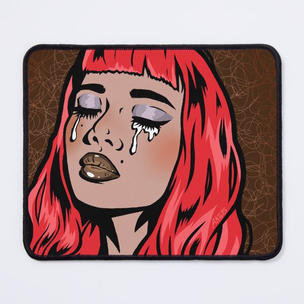 Item preview, Red Bangs Crying Comic Girl designed and sold by turddemon.