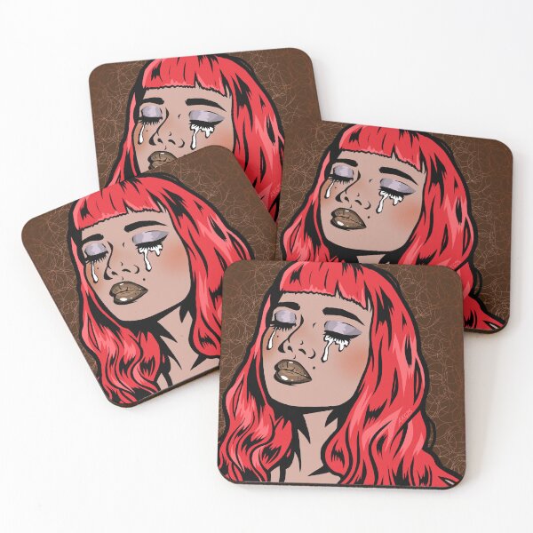 Item preview, Red Bangs Crying Comic Girl designed and sold by turddemon.