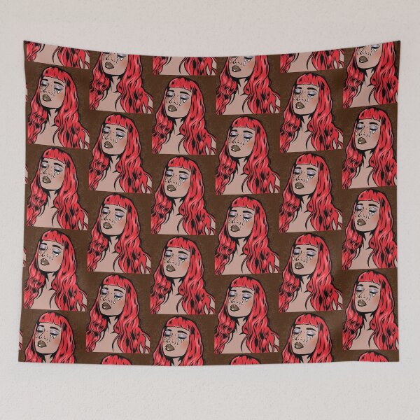 Item preview, Red Bangs Crying Comic Girl designed and sold by turddemon.