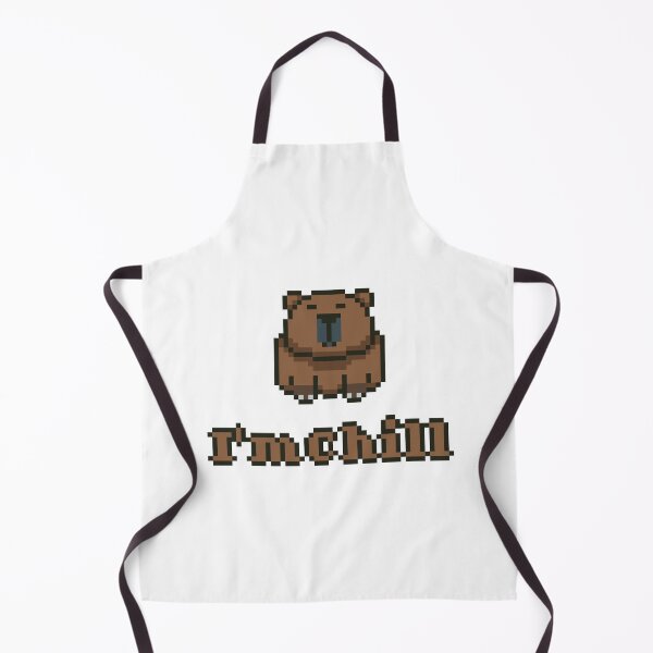 Item preview, Cute Chill Capybara in Pixel Art designed and sold by Ekira Pop Pixel.