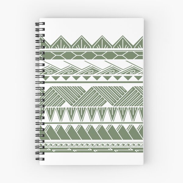 Item preview, White and Moss Tribal Pattern designed and sold by Steeb757.