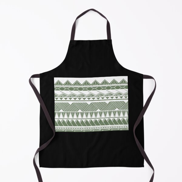 Item preview, White and Moss Tribal Pattern designed and sold by Steeb757.