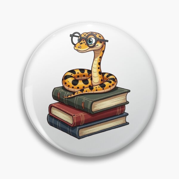 Artikelvorschau, Smarty Snake – Süße Bücherwurm-Schlange mit Brille entworfen und verkauft von alesamoon.
