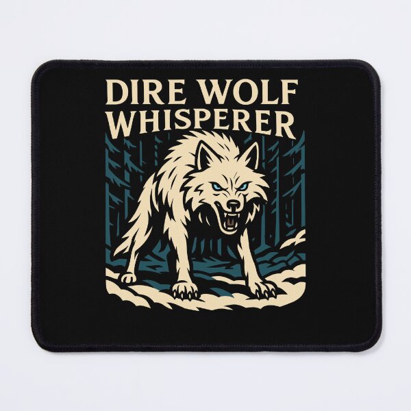 Item preview, Dire Wolf Whisperer – Prehistoric Predator Revival Design designed and sold by Serbin.