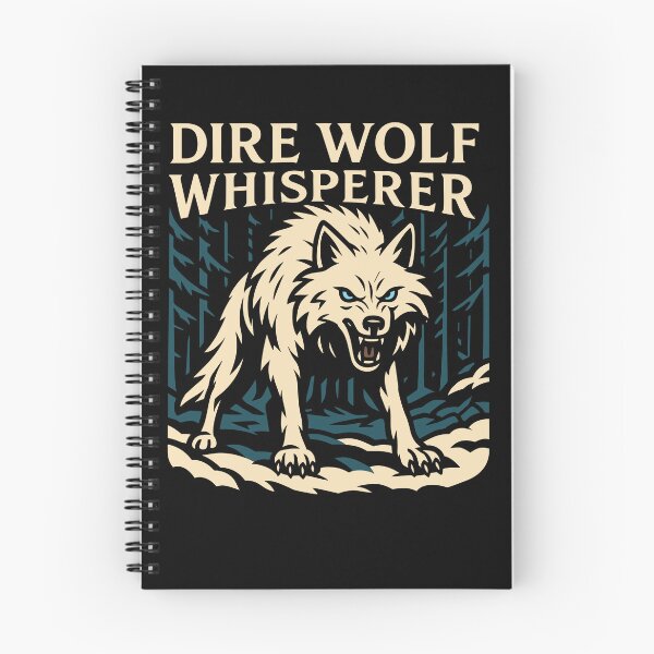 Item preview, Dire Wolf Whisperer – Prehistoric Predator Revival Design designed and sold by Serbin.