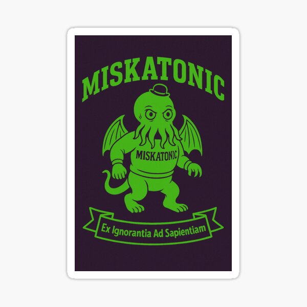Item preview, Miskatonic U designed and sold by ChickenFund.