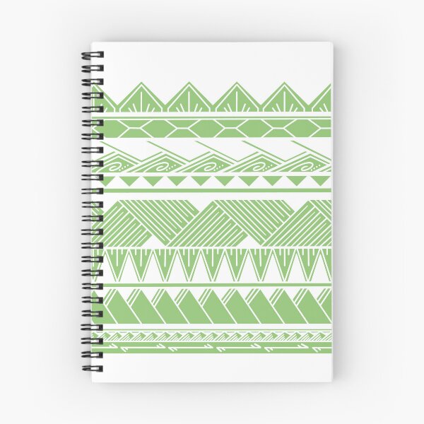 Item preview, White and Spring Green Tribal Pattern designed and sold by Steeb757.