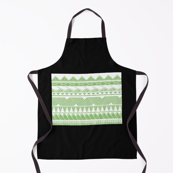 Item preview, White and Spring Green Tribal Pattern designed and sold by Steeb757.