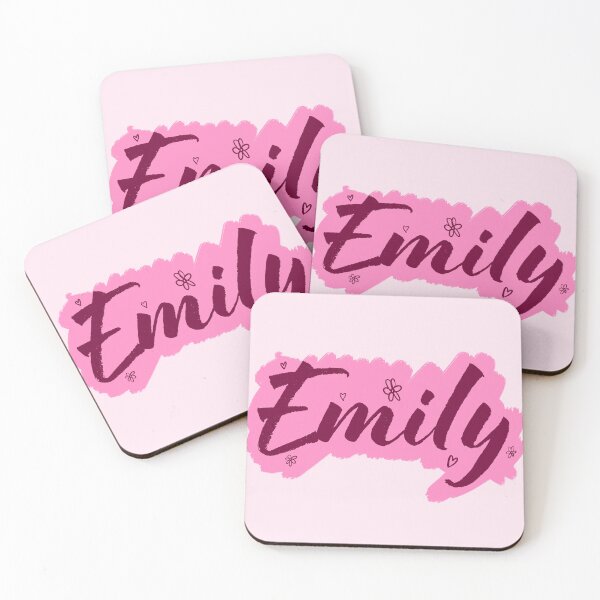 Artikelvorschau, Emily Name - Emily Aufkleber - rosa mädchenhafte ästhetische Schriftart - Emily Ästhetik - benutzerdefinierter Name entworfen und verkauft von marlenaki.