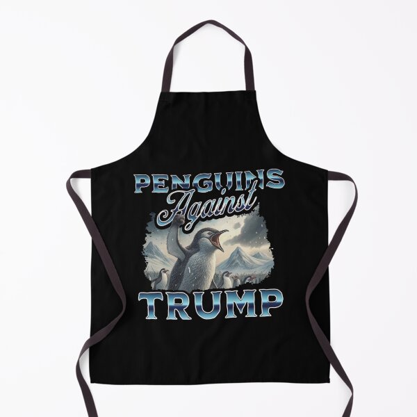 Item preview, Penguins Against Trump Funny Tariffs Penguin Resist Meme designed and sold by Filek-mable.