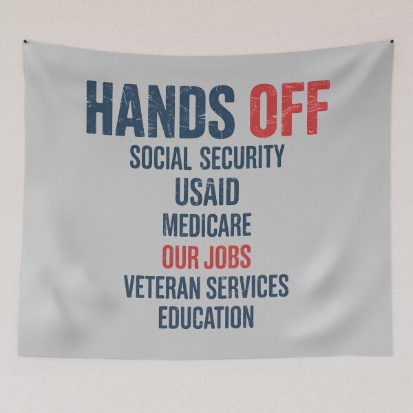 Item preview, Hands Off Social Security USAID Medicare Our Jobs  designed and sold by HowToCanadian.