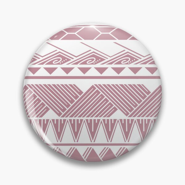 Item preview, White and Muted Pink Tribal Pattern designed and sold by Steeb757.