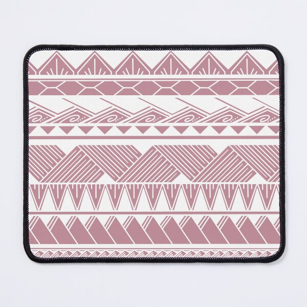 Item preview, White and Muted Pink Tribal Pattern designed and sold by Steeb757.